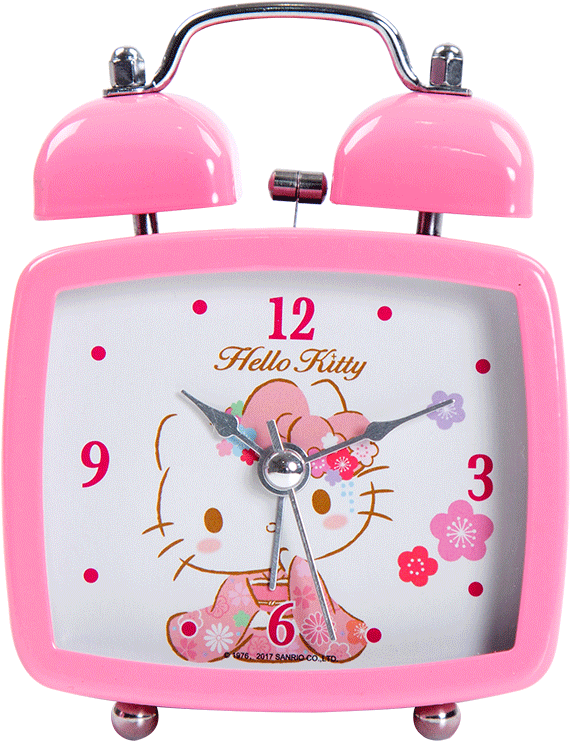 Pink Hello Kitty Alarm Clock