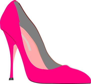 Pink High Heel Clipart