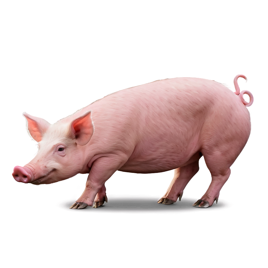 Pink Hog Png 71