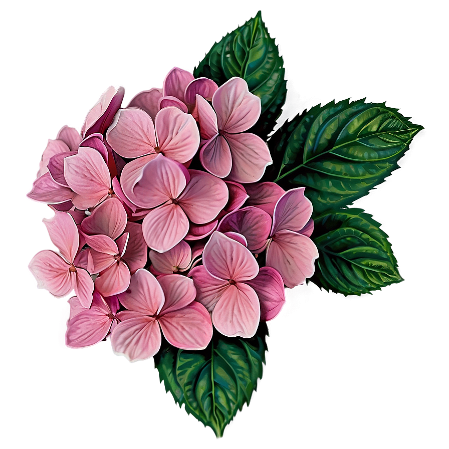 Pink Hydrangea Png Nse83