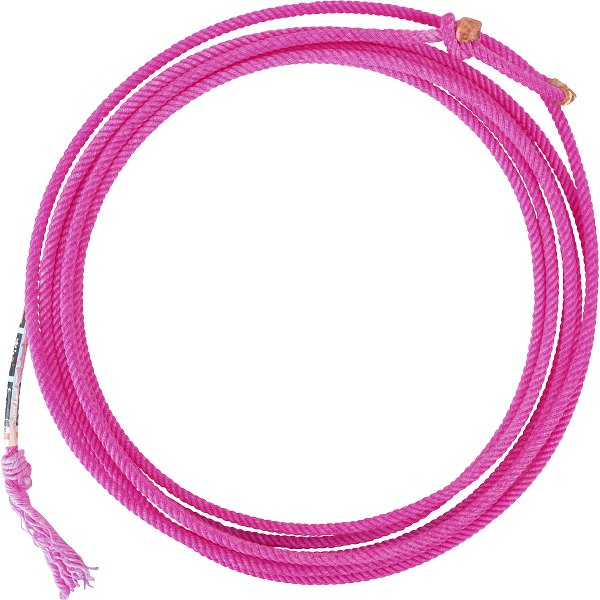 Pink Lasso Rope Coiled