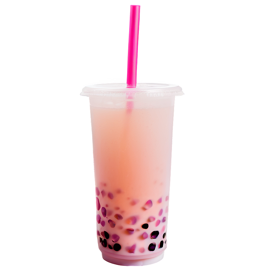 Pink Lemonade Bubble Tea Png 06212024