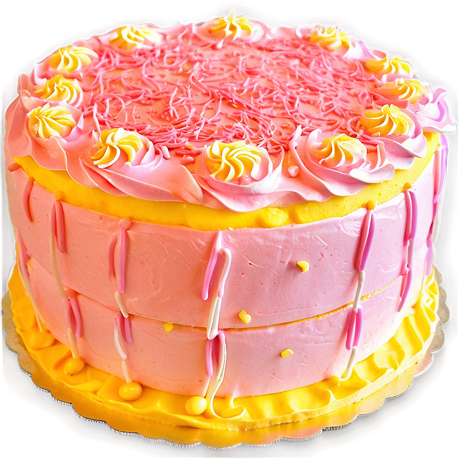 Pink Lemonade Layer Cake Png 78