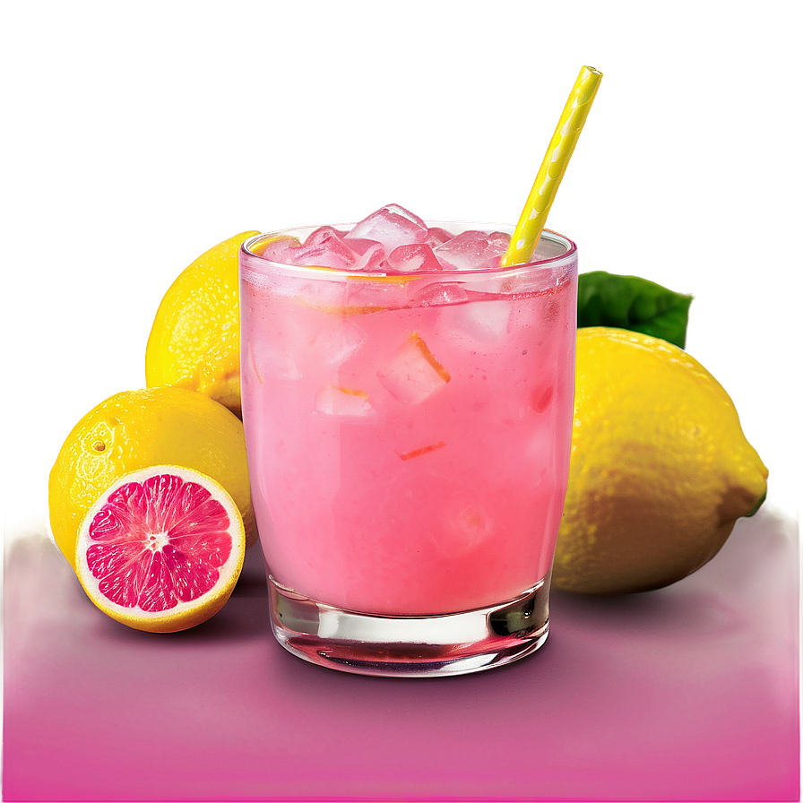 Pink Lemonade Sunrise Mocktail Png Bfy