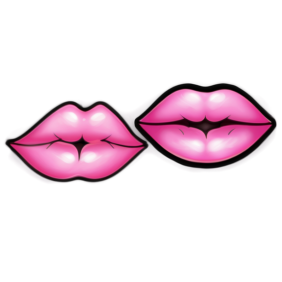 Pink Lips Emoji Png 53