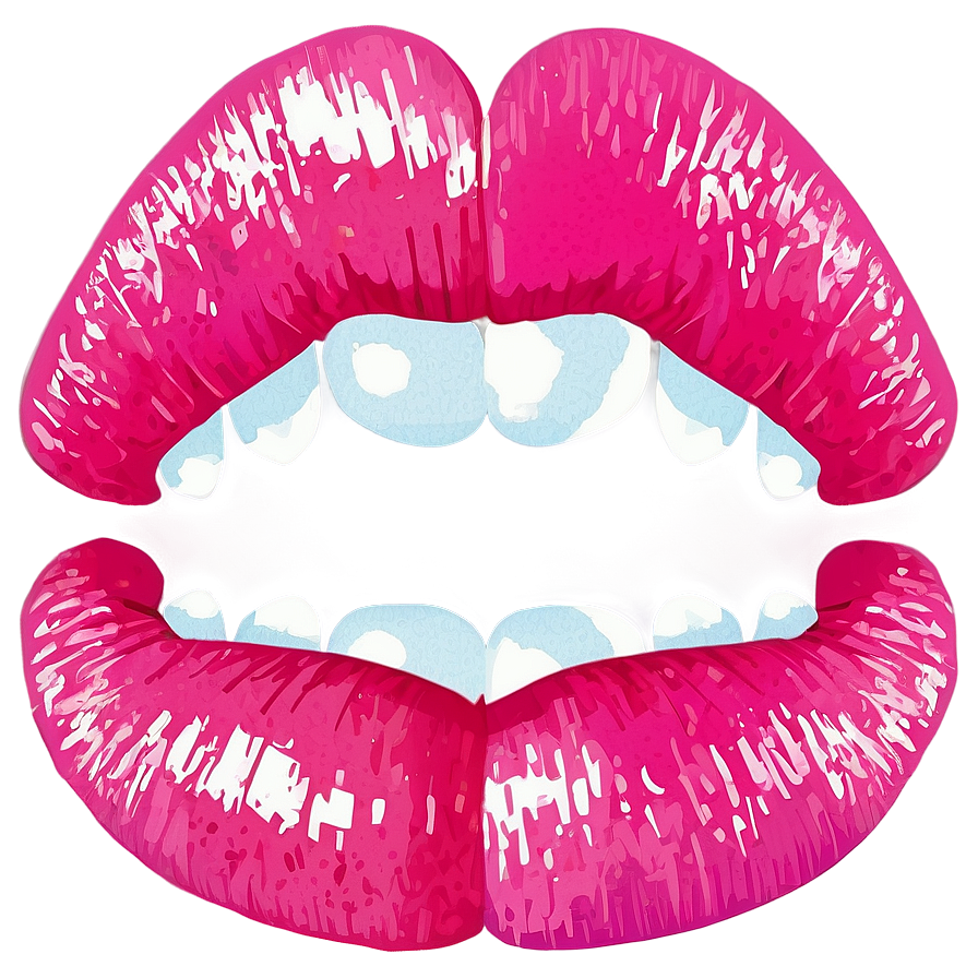 Pink Lips Outline Png Grd