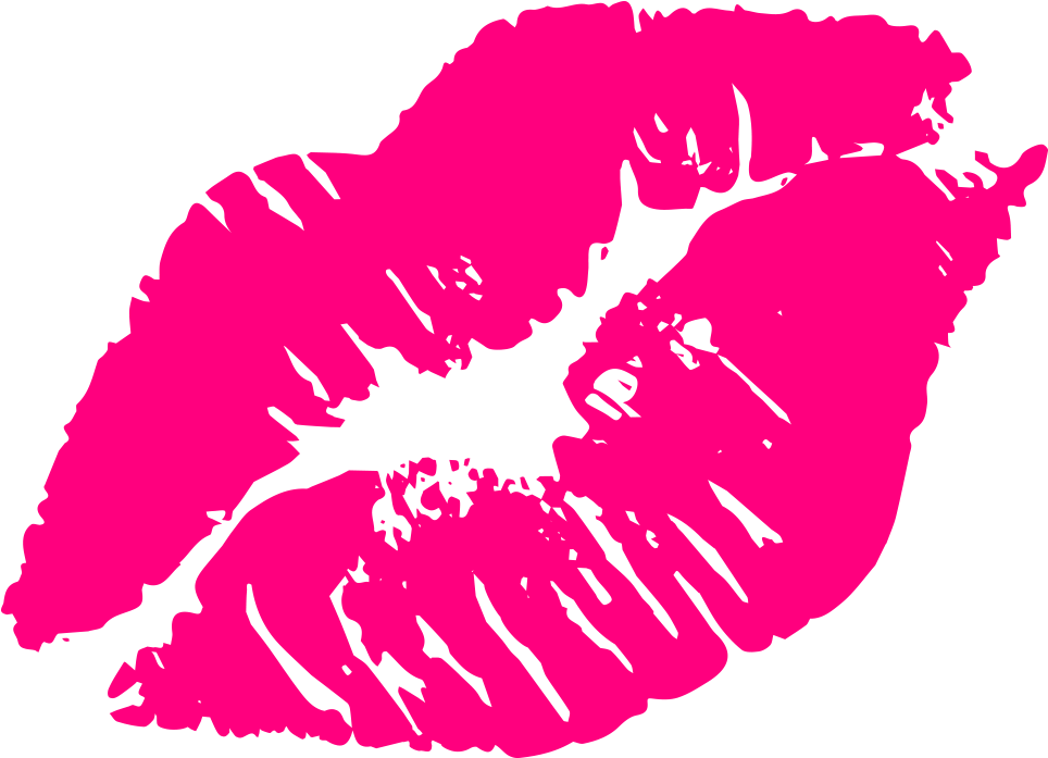 Pink Lips Silhouette