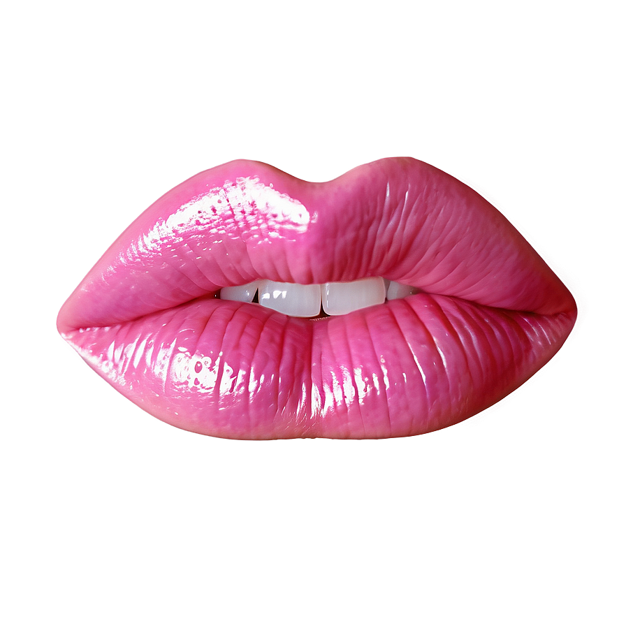 Pink Lips With Gloss Png Dsc35