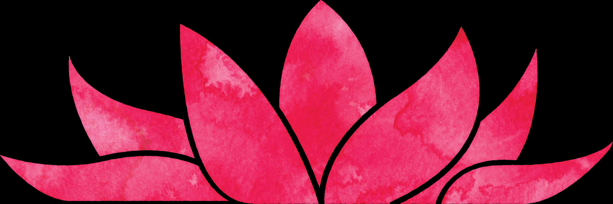 Pink Lotus Illustration