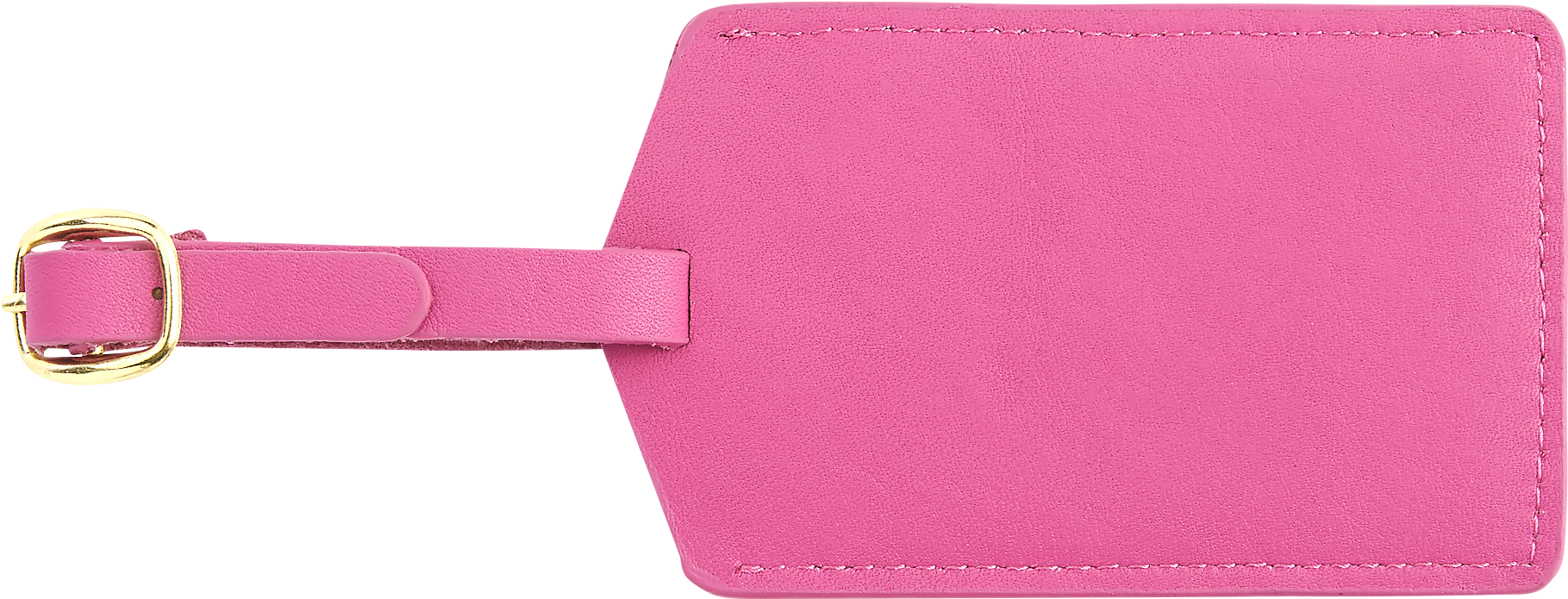 Pink Luggage Tag Isolated