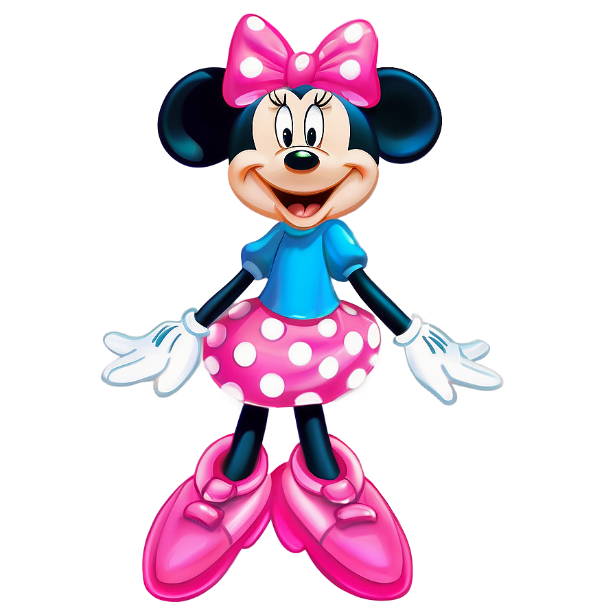 Pink Minnie Mouse Digital Art Png Iaf