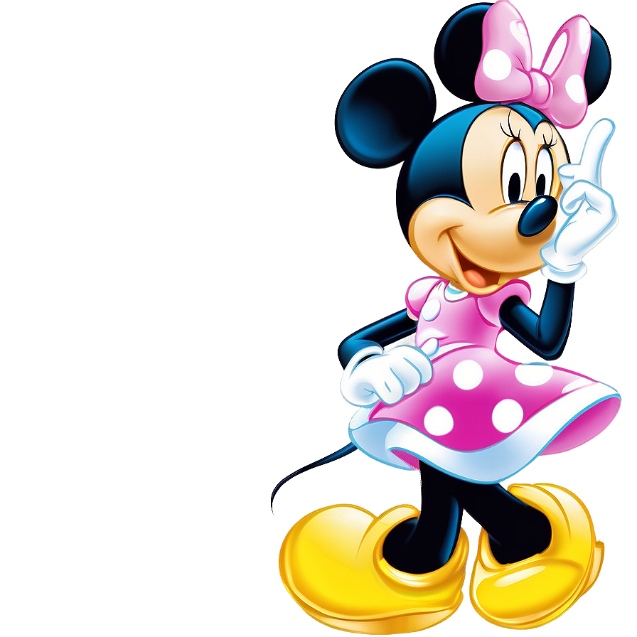 Pink Minnie Mouse For Kids Png 06212024