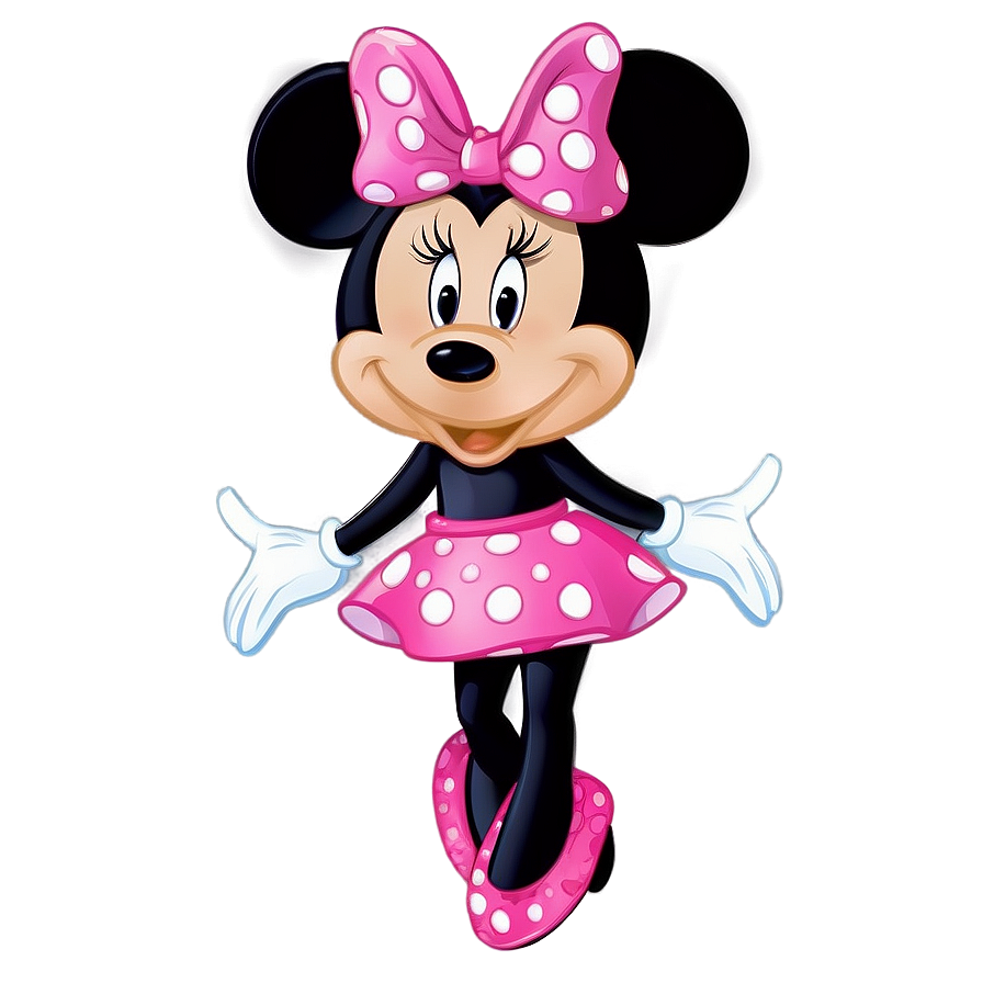 Pink Minnie Mouse Outfit Png 06212024