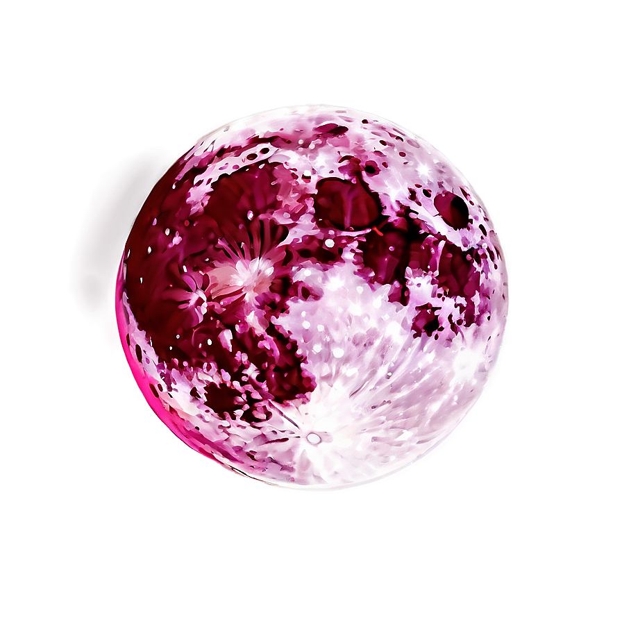 Pink Moon Fantasy Design Png Qsc