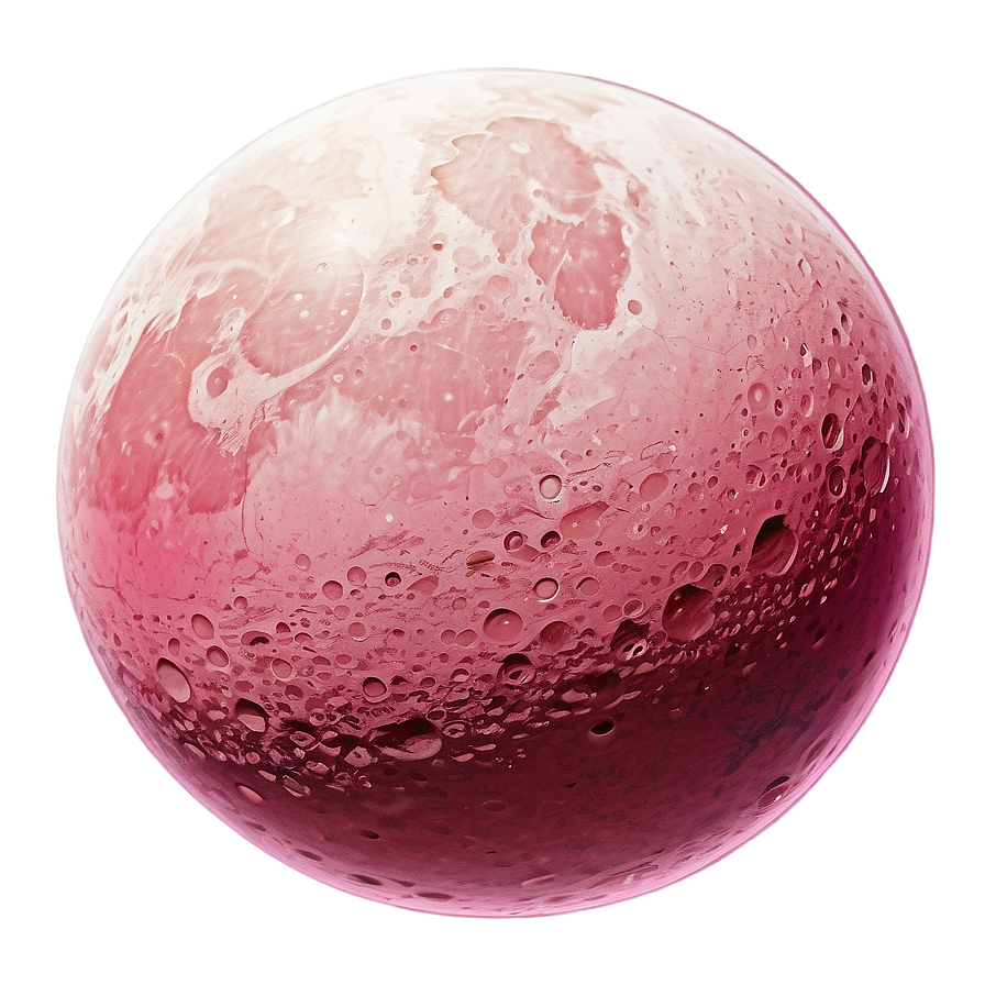 Pink Moon In Anime Style Png Sbs2