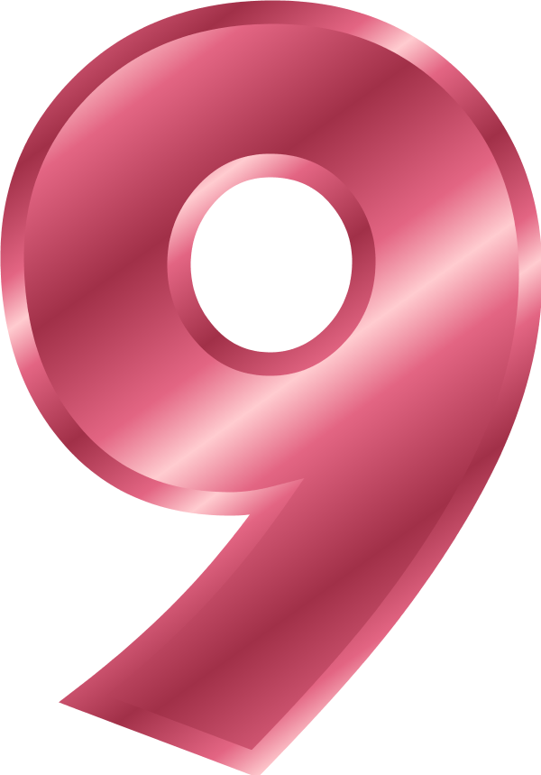 Pink Number9 Graphic