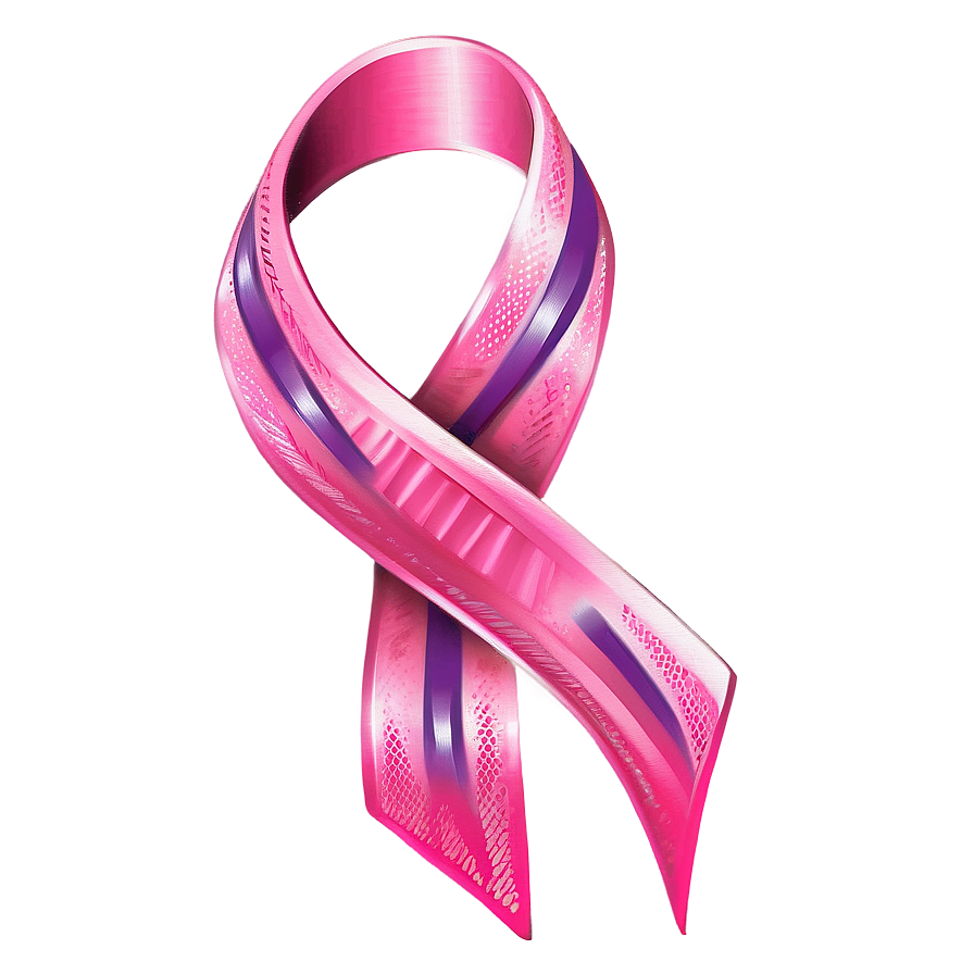 Pink October Awareness Ribbon Png Oso