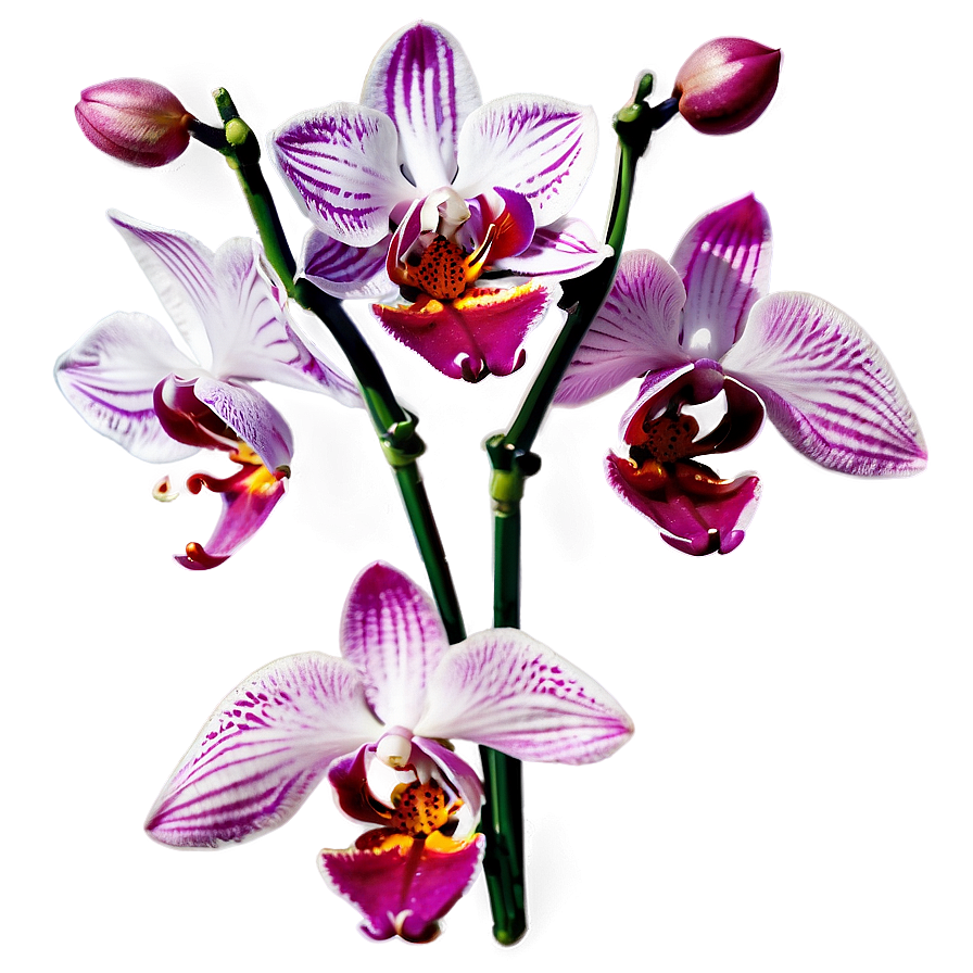 Pink Orchids Png Ftr