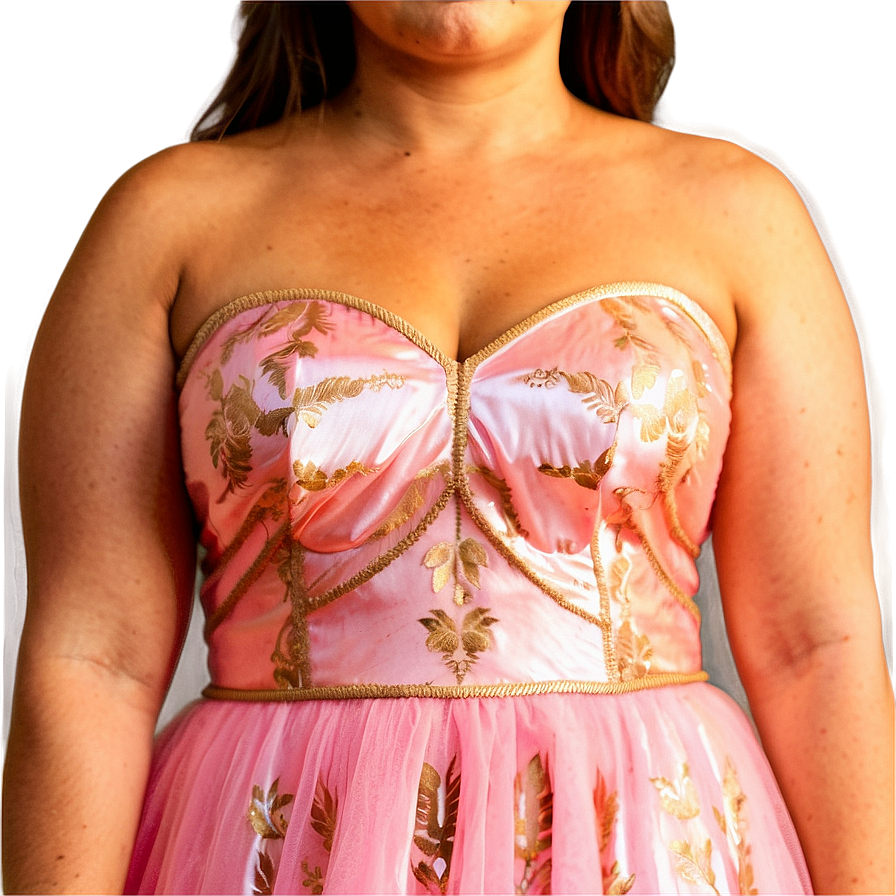 Pink Party Dress Png 17