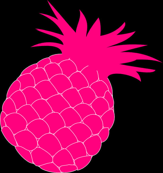 Pink Pineapple Graphic