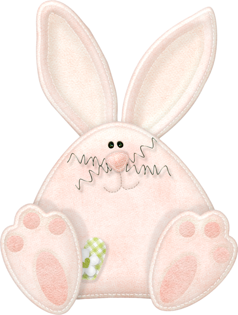 Pink Plush Bunny Illustration