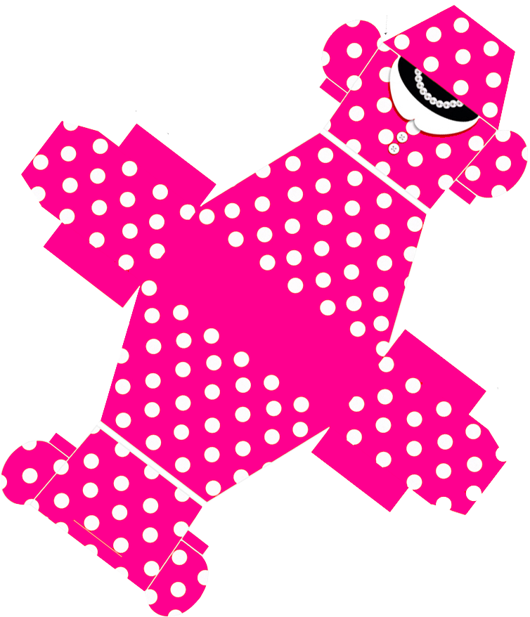 Pink Polka Dot Minnie Cutout