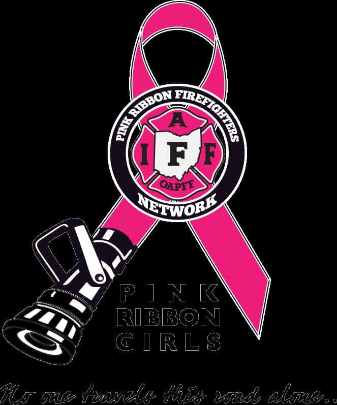 Pink Ribbon Firefighters Network Logo