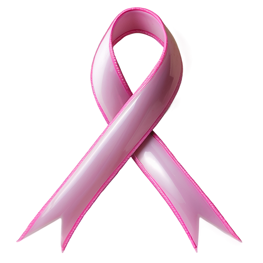 Pink Ribbon On White Background Png Aet