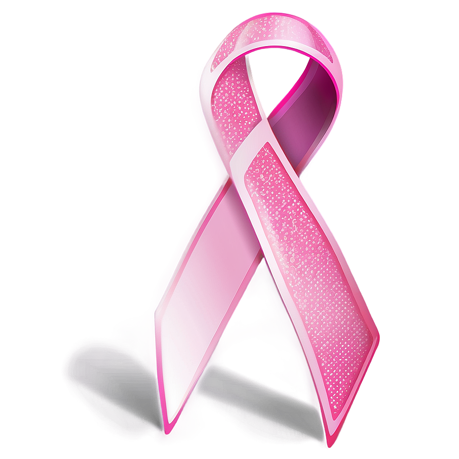 Pink Ribbon With Shadow Png 05252024