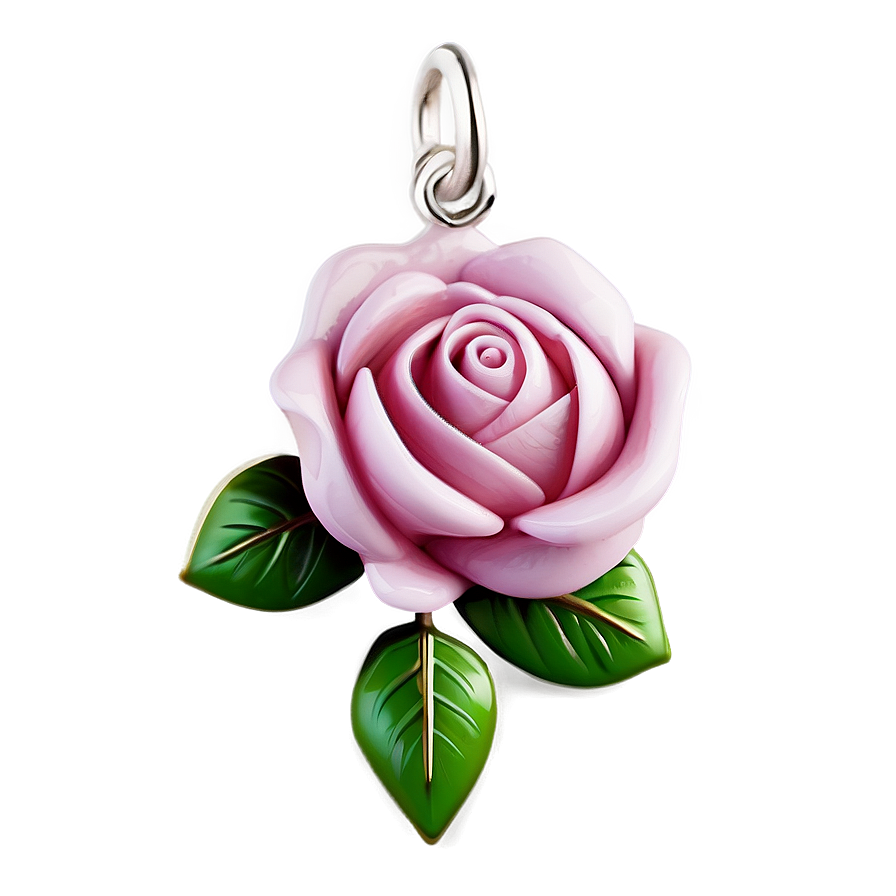 Pink Rose Charm Png Lss73