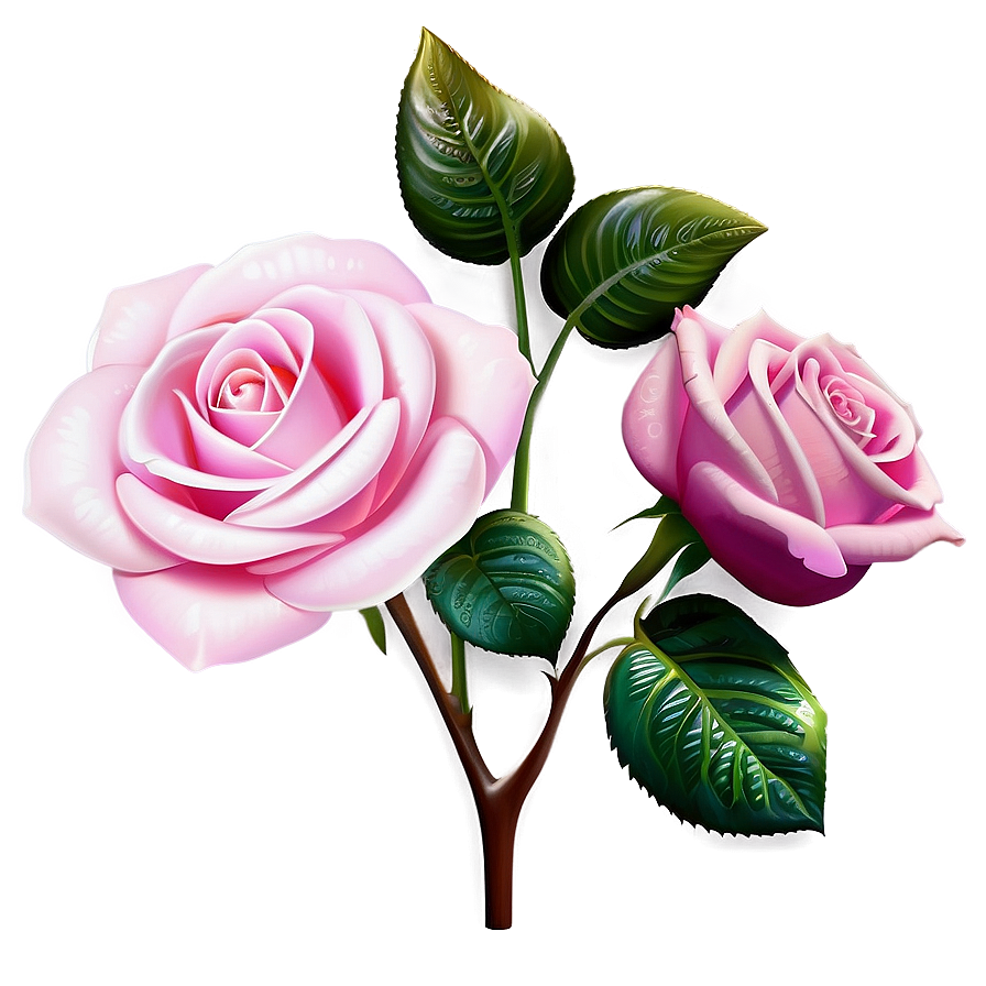 Pink Rose Fantasy Png Nls80