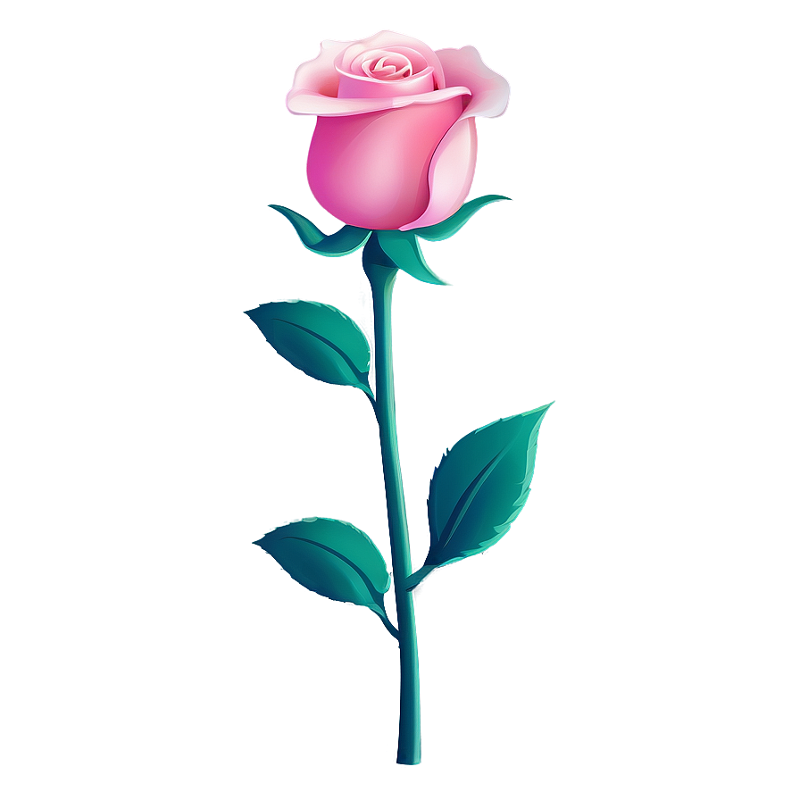 Pink Rose Icon Png 35