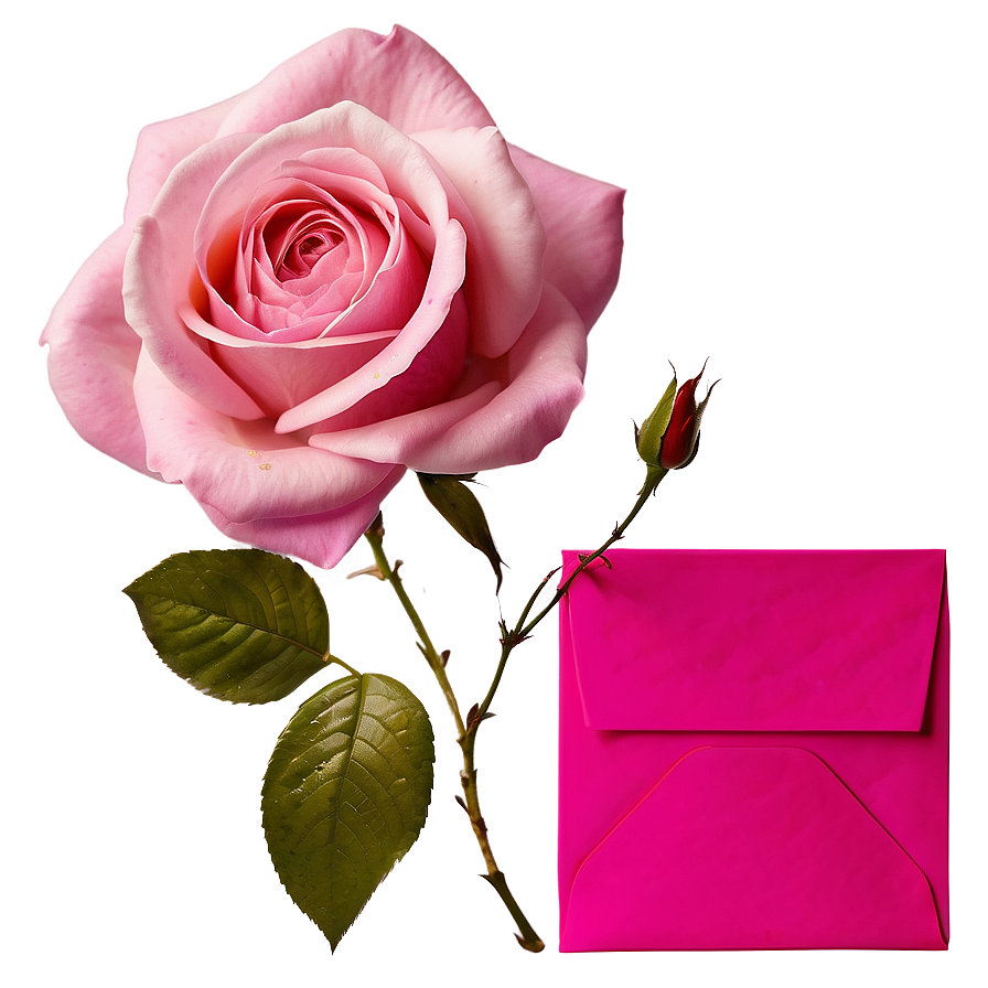 Pink Rose Invitation Png Tnc69