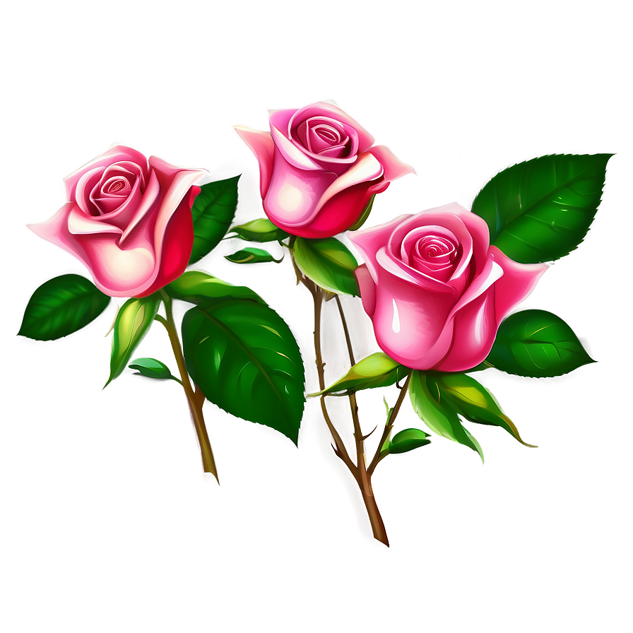 Pink Roses Png 44