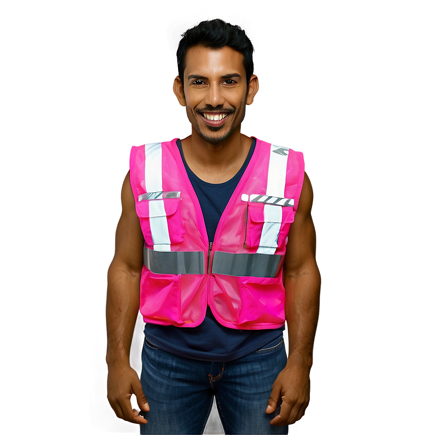 Pink Safety Vest Png Ero64