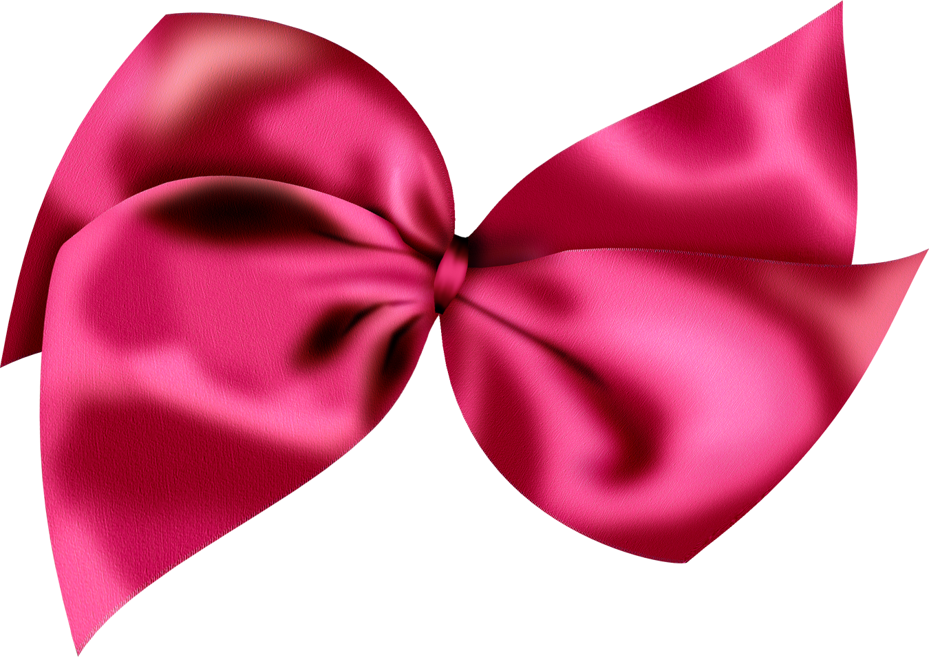 Pink Satin Bow Graphic
