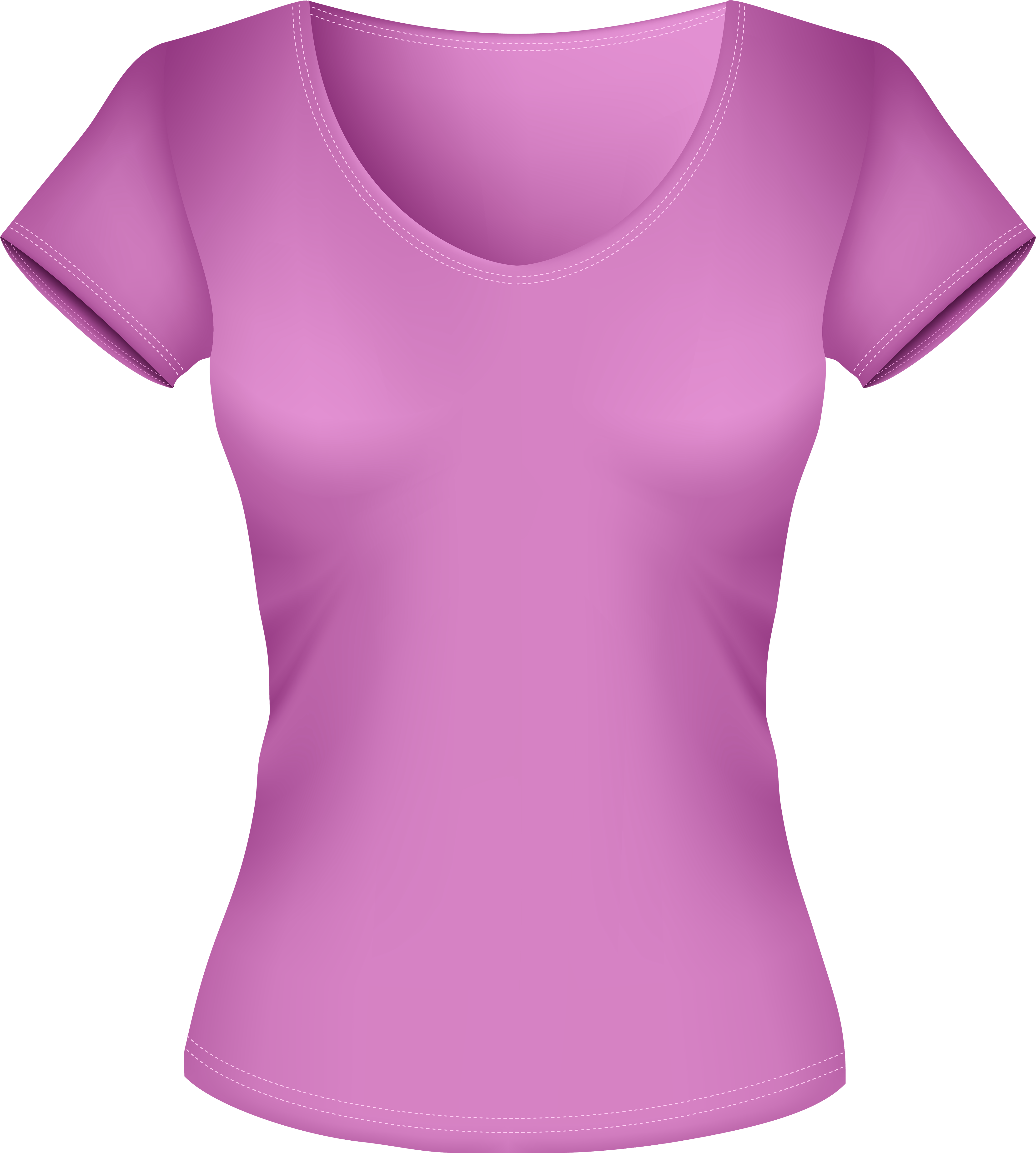 Pink Short Sleeve Blouse Mockup