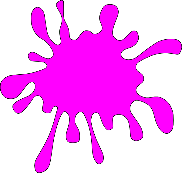 Pink Slime Splat Graphic
