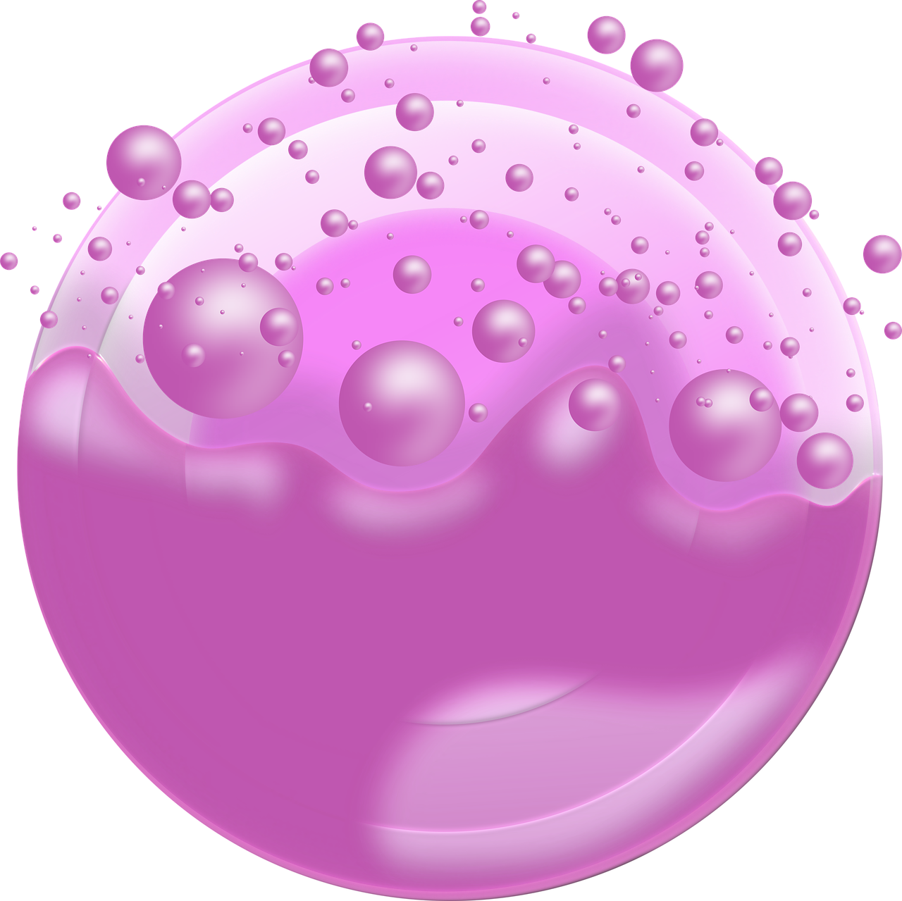 Pink Soap Bubble Texture