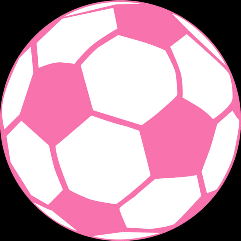 Pink Soccer Ball Graphic