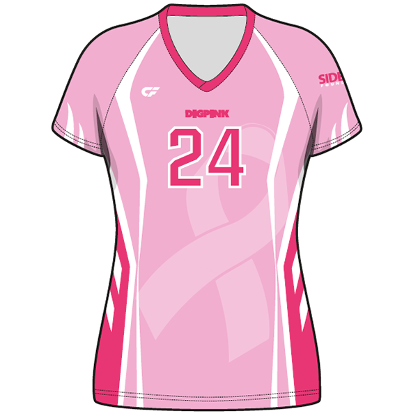 Pink Sports Jersey Number24