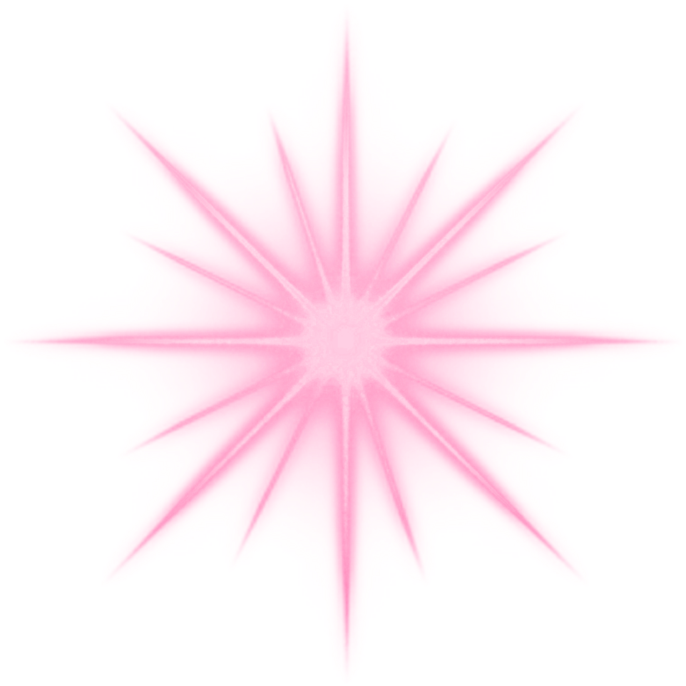 Pink Starburst Fractal Art