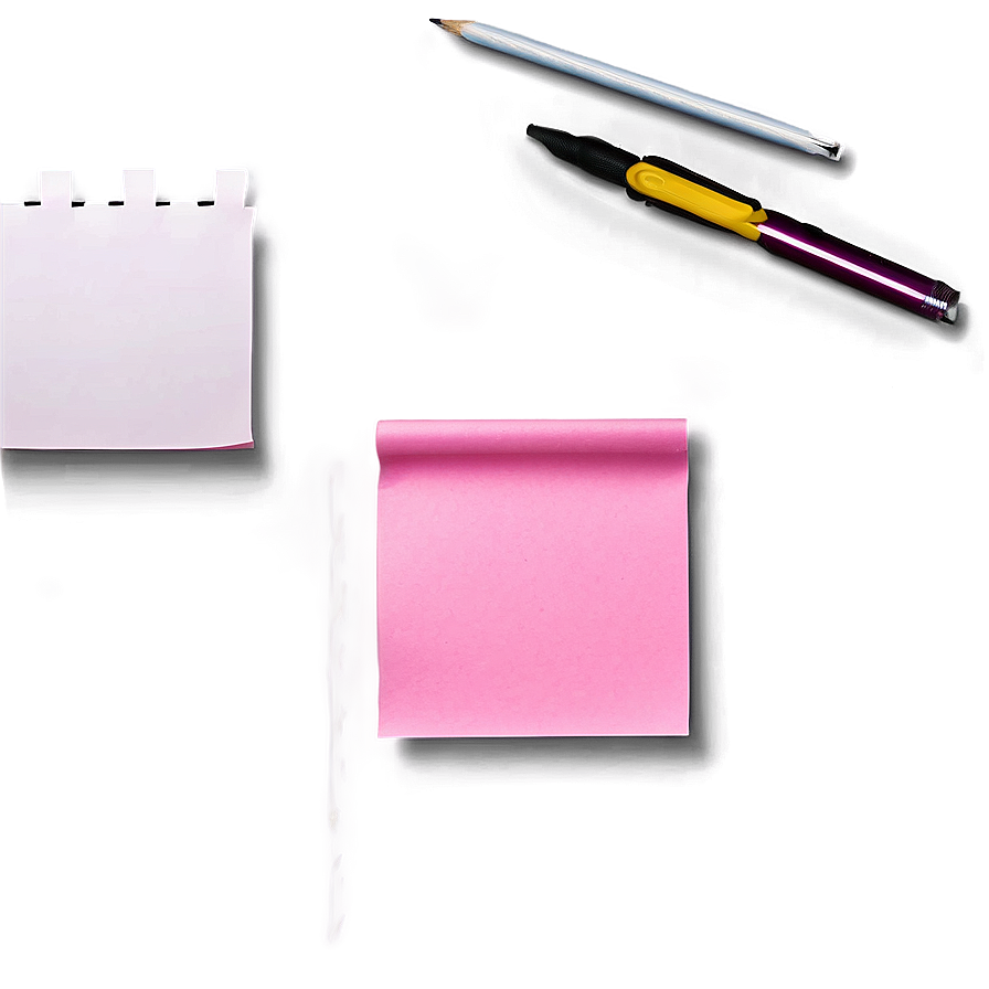 Pink Sticky Note Png 66