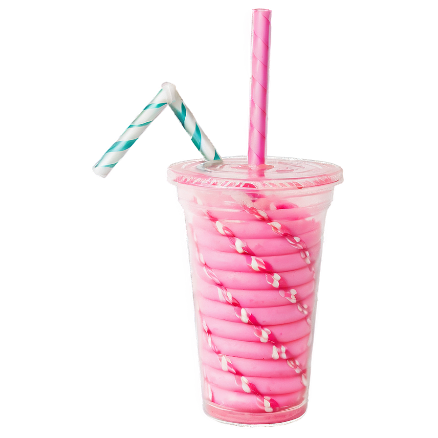 Pink Straw Png 05242024