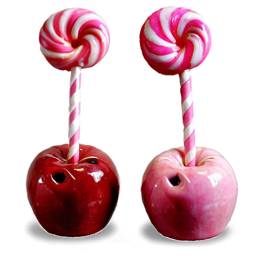 Pink Sugar Candy Apple Png 06282024