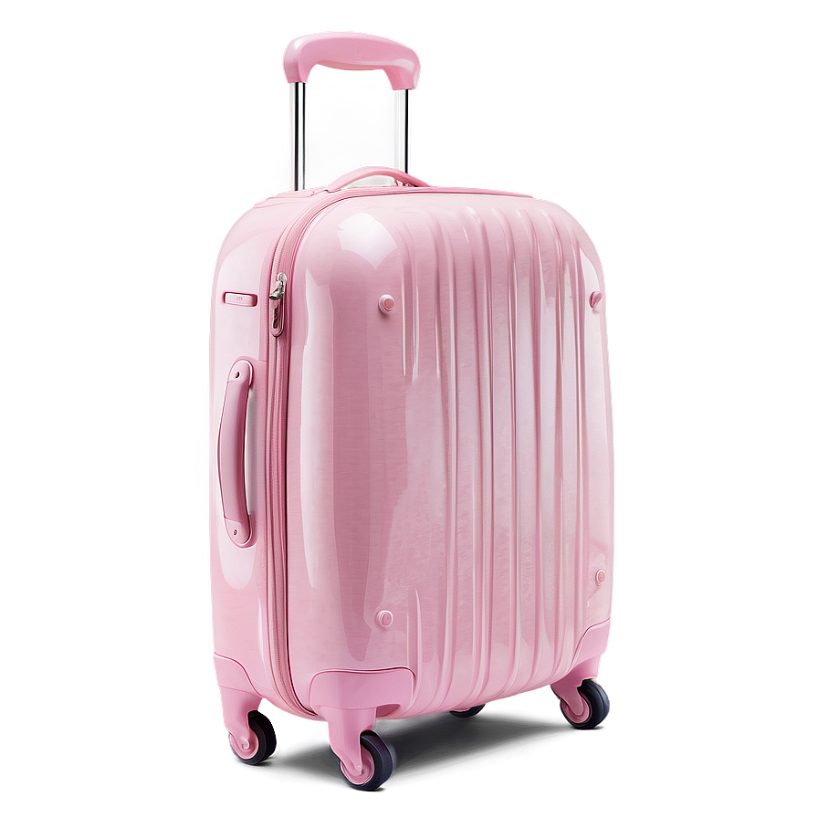 Pink Suitcase Png 05252024