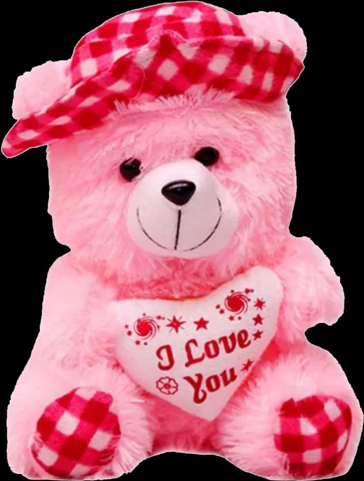Pink Teddy Bear With Heart