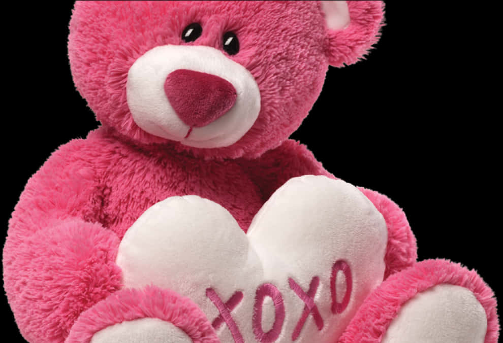 Pink Teddy Bear X O X O