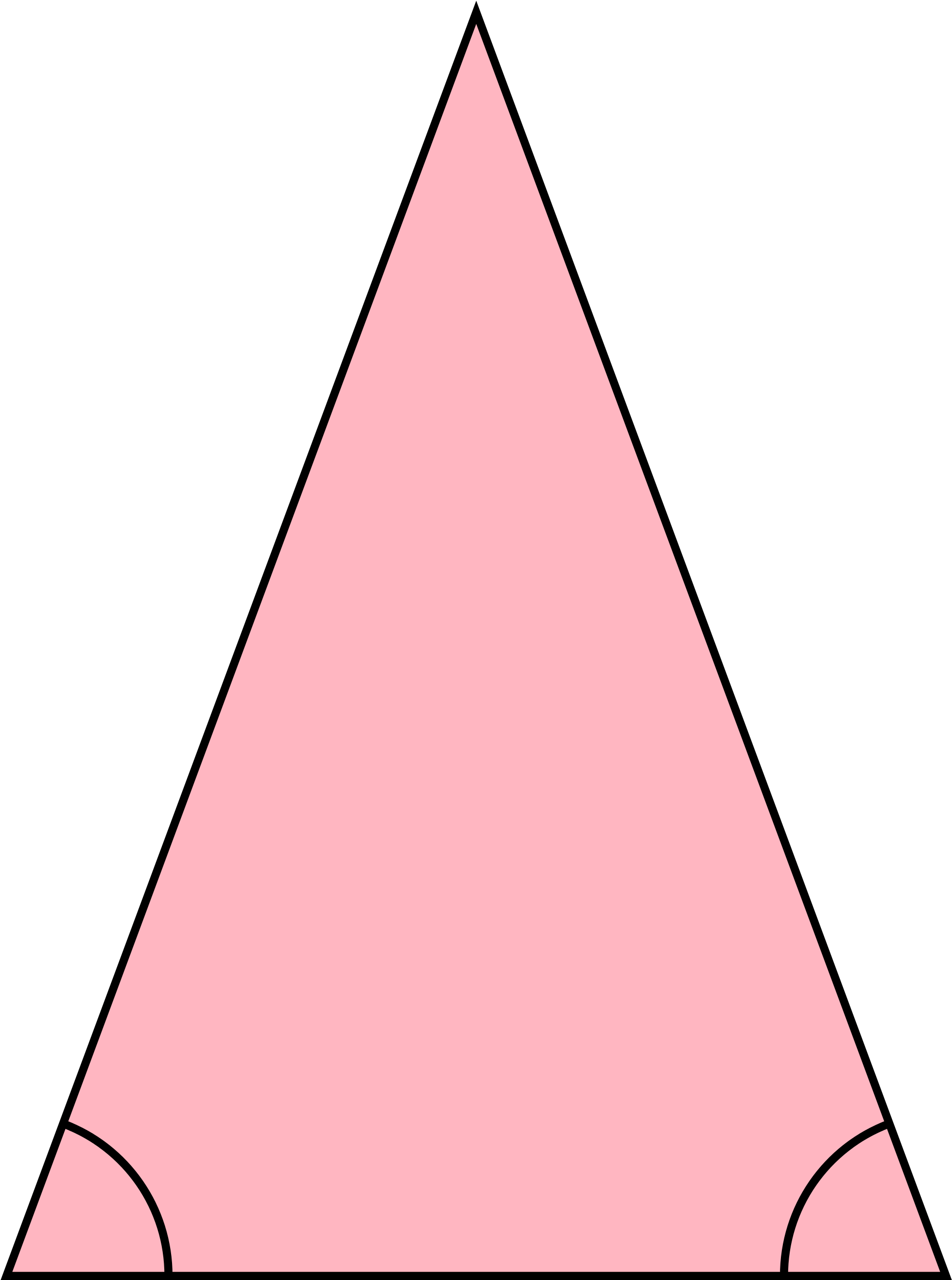 Pink Triangle Graphic