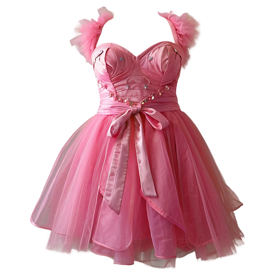 Pink Tulle Dress Png Nyq86